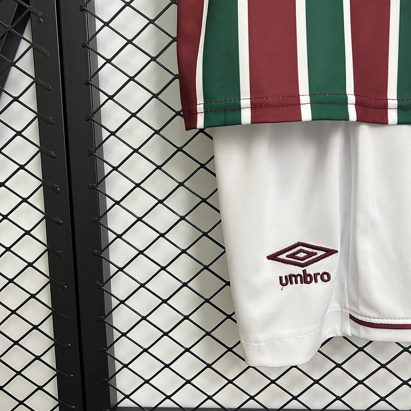 25-26 Fluminense FC Home Kids Kit Jersey+Shorts