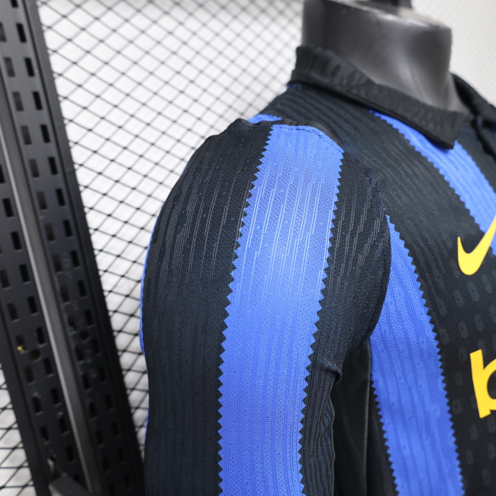 26-27 Inter Milan Home Kit Jersey Player Version Long Sleeve