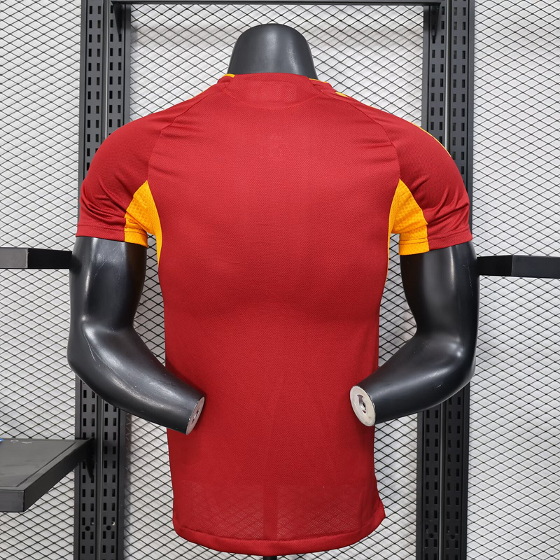 25-26 AS Roma Home Soccer Jersey Player Version