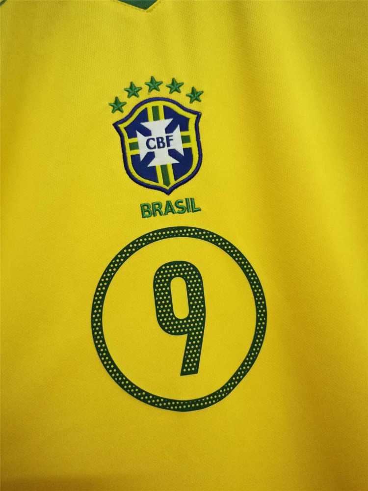 2004 Brazil World Cup Home Retro Jersey