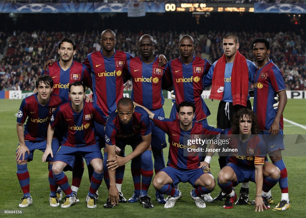 07-08 Barcelona Home Retro Jersey Player Edition