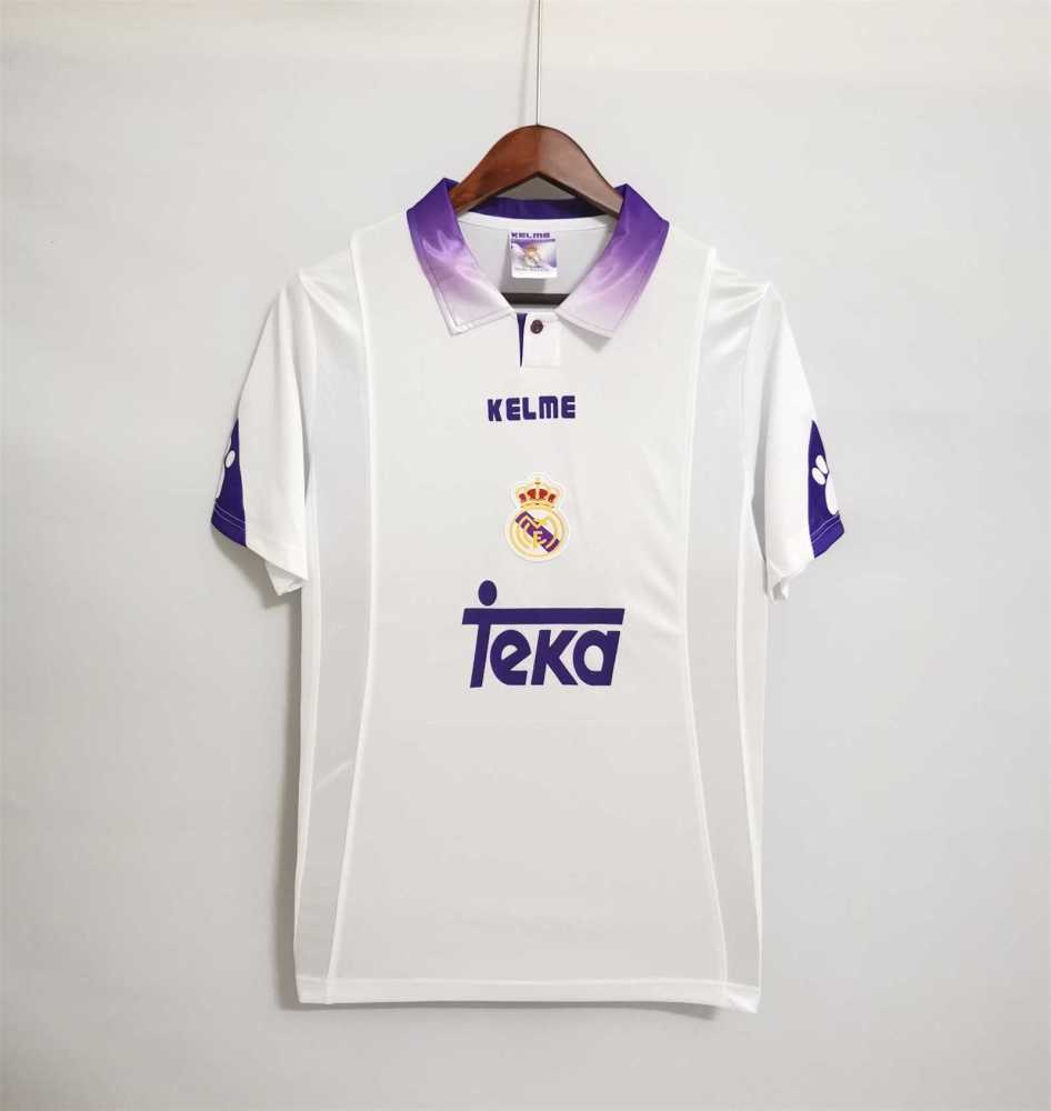 1997-98 Real Madrid Home Retro Jersey