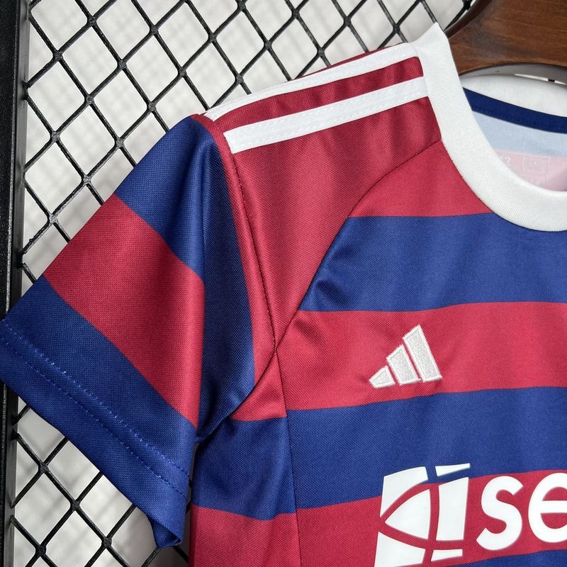 24-25 Newcastle United Away Soccer Kids Kit Jersey+Shorts