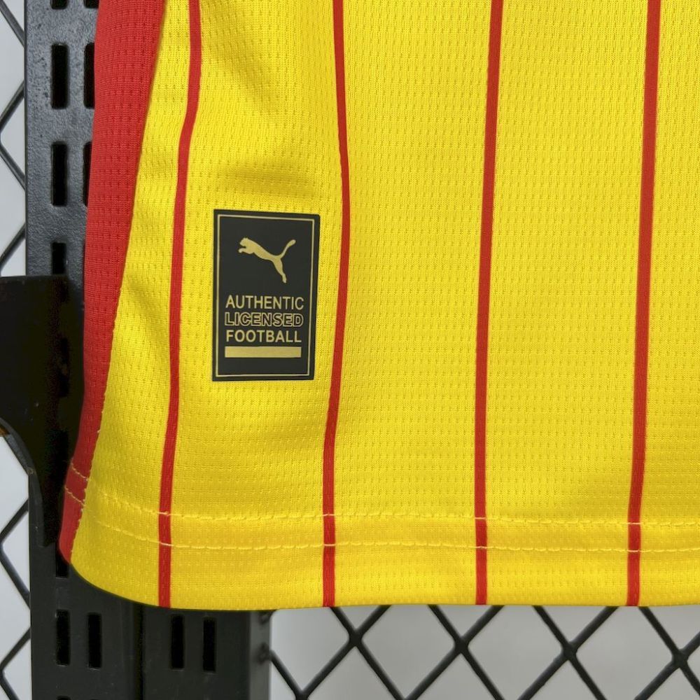 25-26  RC Lens Home Soccer Jersey