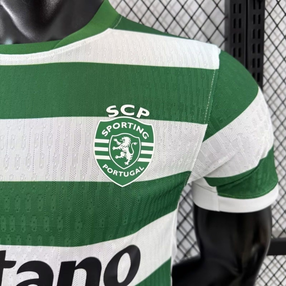 25-26 Sporting CP  Home Soccer Jersey Player Version