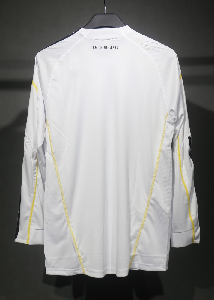 2009/10 Real Madrid Home Retro Jersey Player Edition Long Sleeve