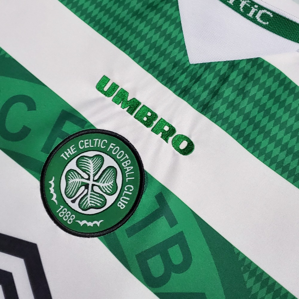 1998/99 Celtic Home Soccer Jersey Retro Version