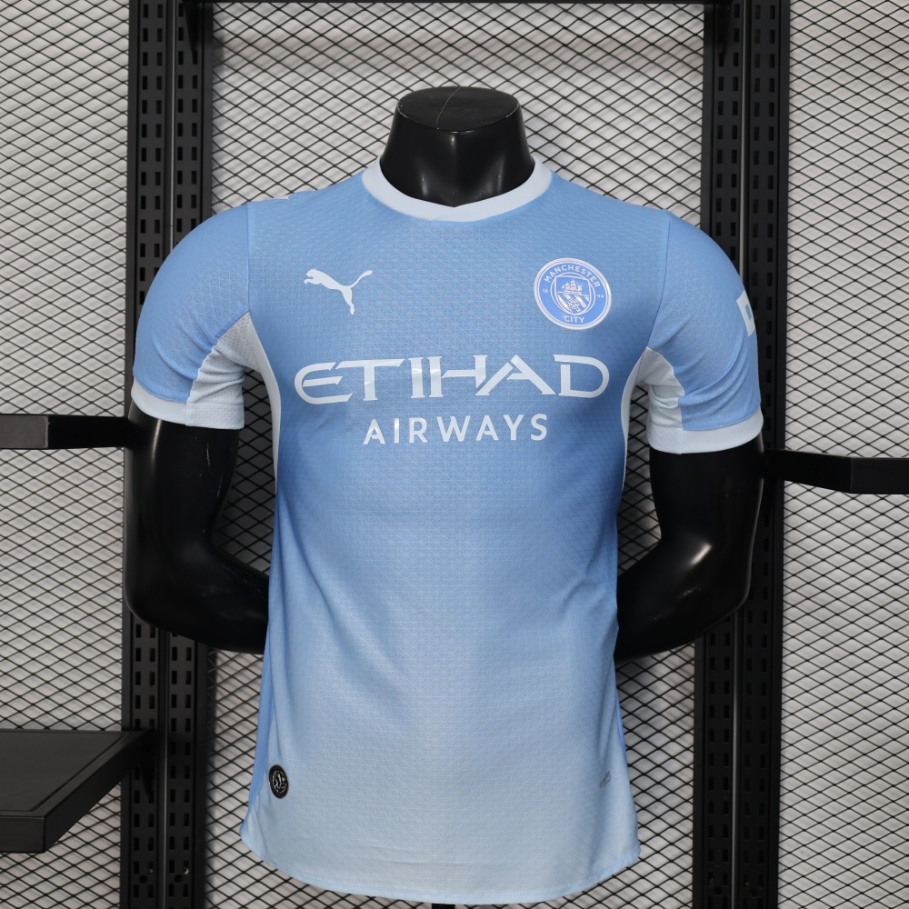 26-27 Manchester City Home Soccer Jersey Player Version
