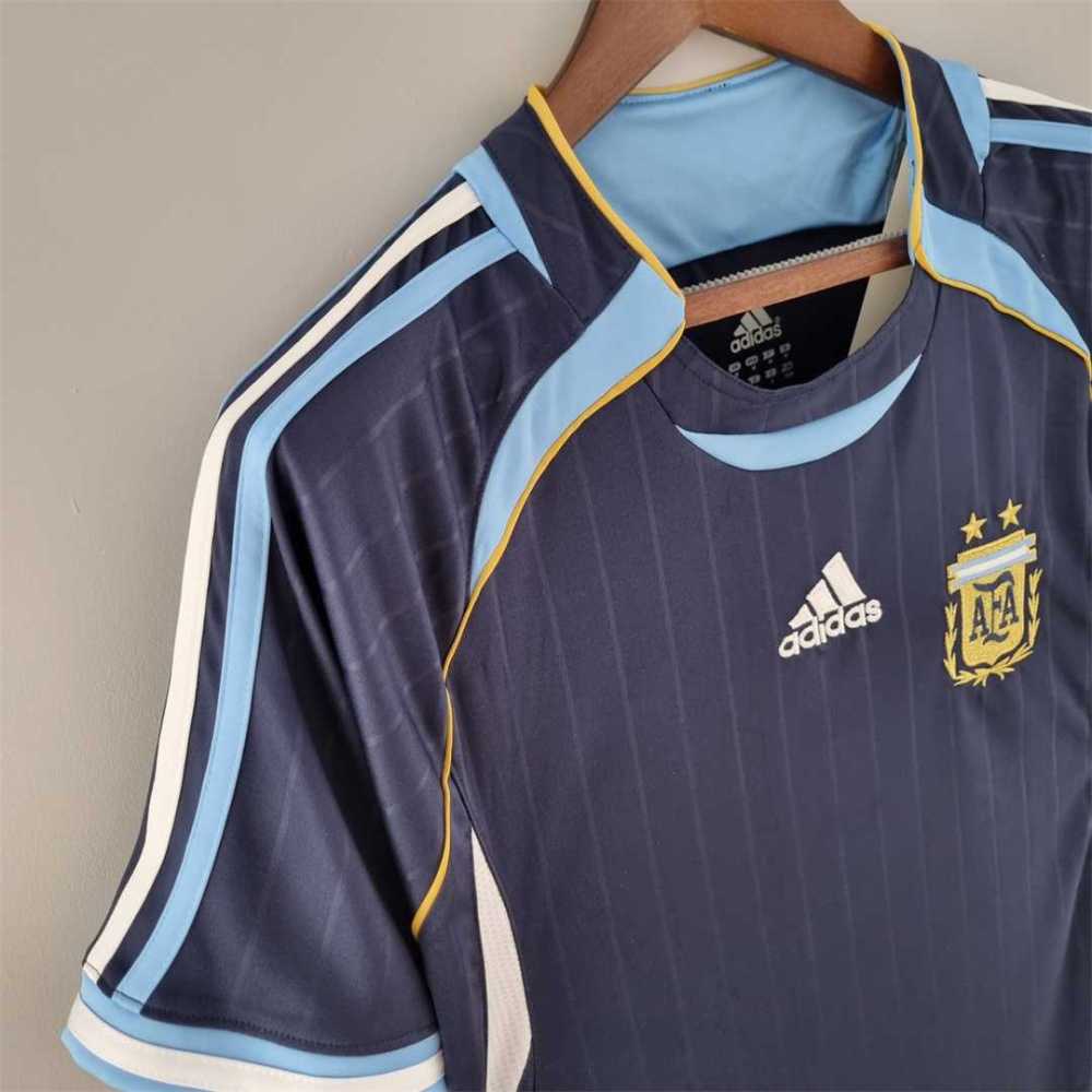 2006 Argentina World Cup Soccer Away Retro Jersey