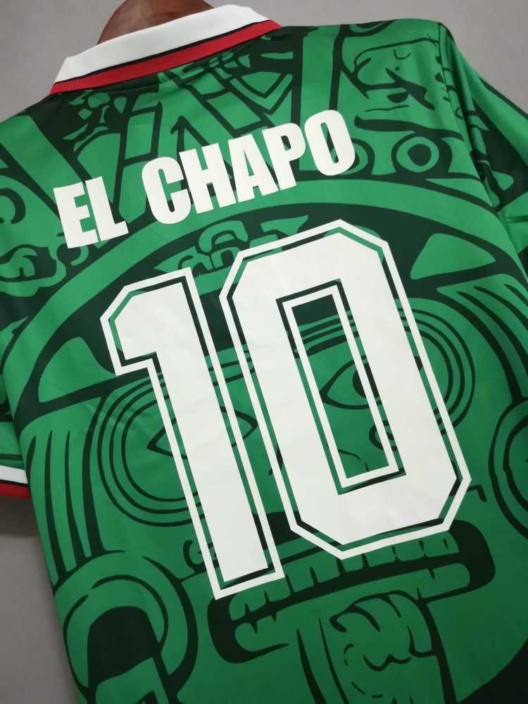 1998 Mexico World Cup Home Retro Jersey