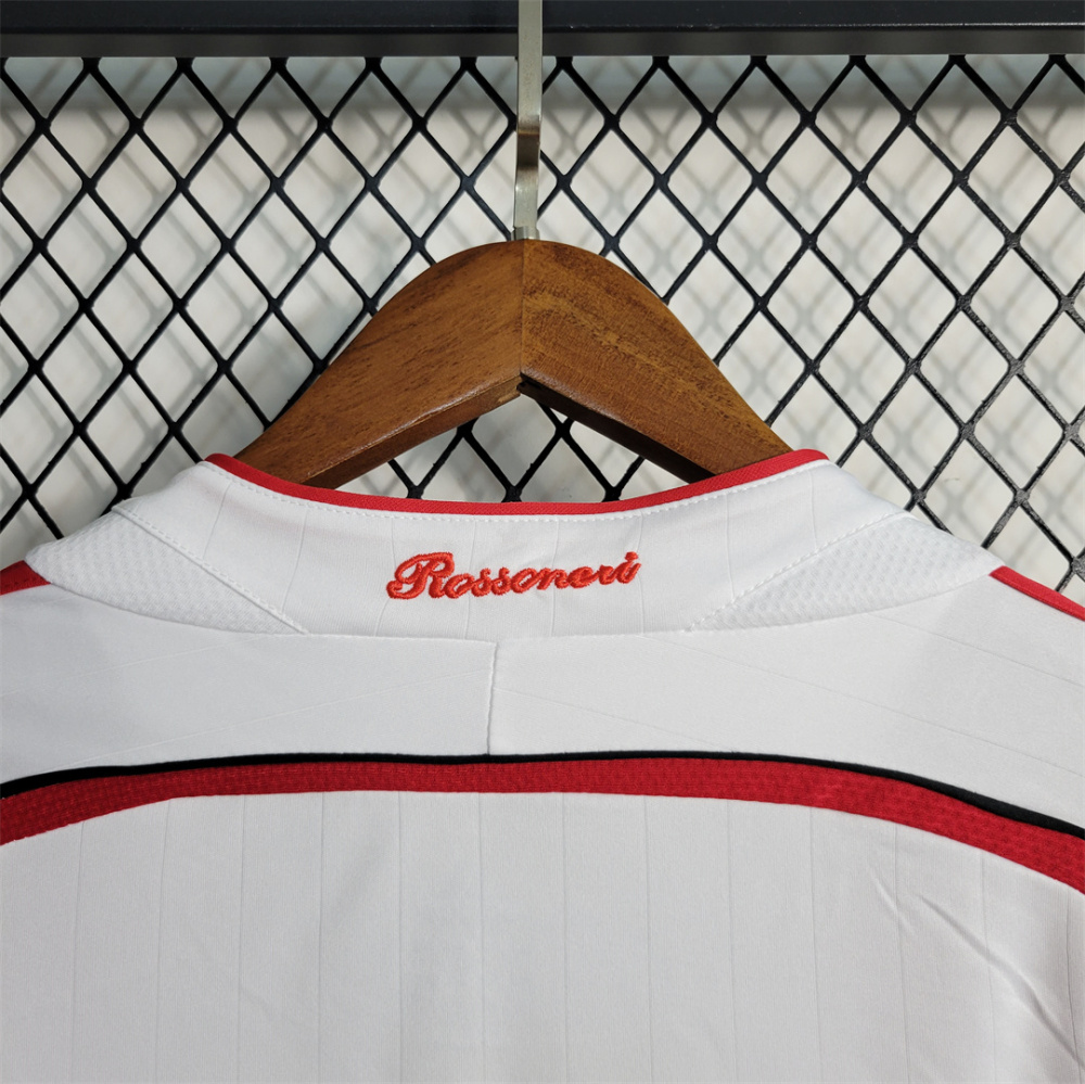 06-07 AC Milan UCL Final Retro Jersey Away Long Sleeve