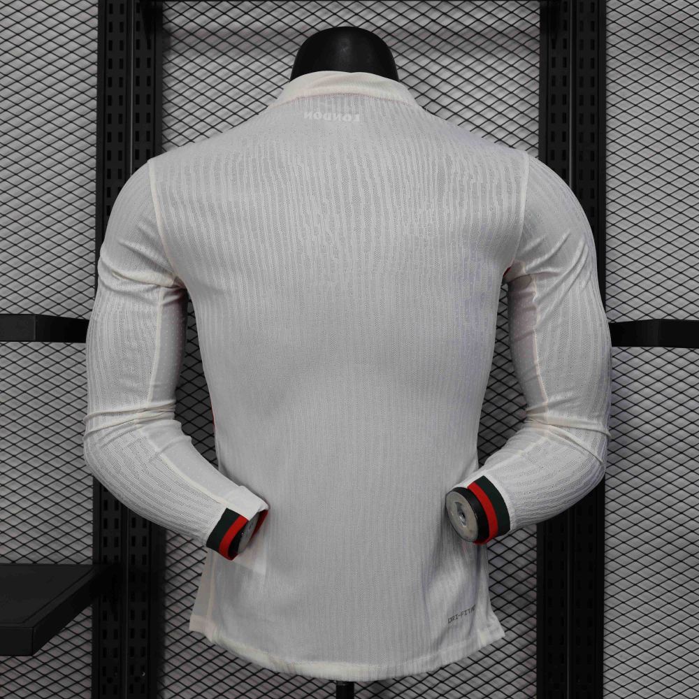 25-26 Chelsea Away Player Version Soccer Jersey Long Sleeve