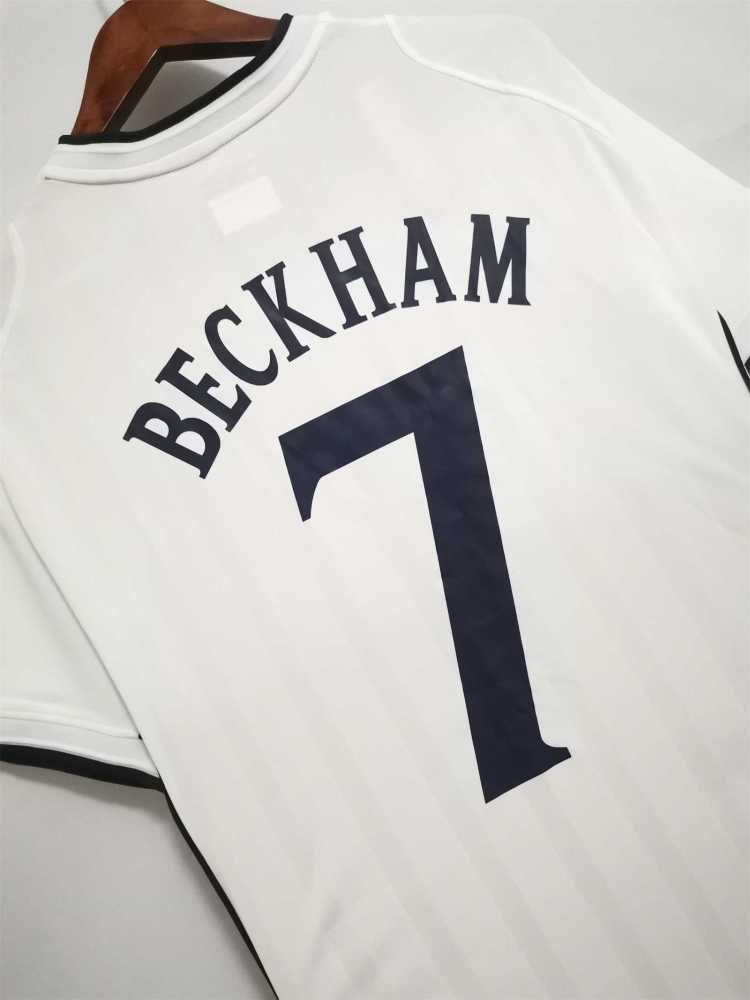 2002 England World Cup Home Retro Jersey