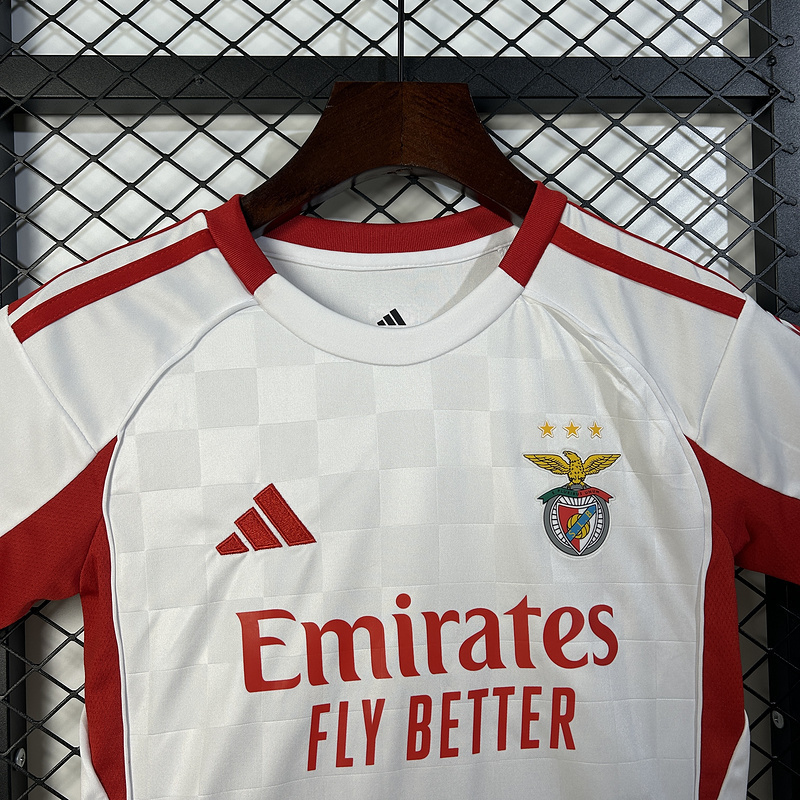 25-26 Benfica Second Away Football Kids Kit Jersey+Shorts