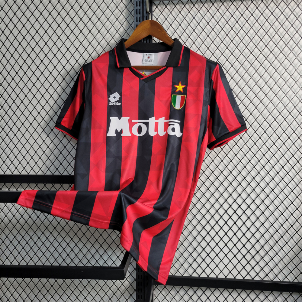 1993-94 AC Milan  Retro Jersey Home