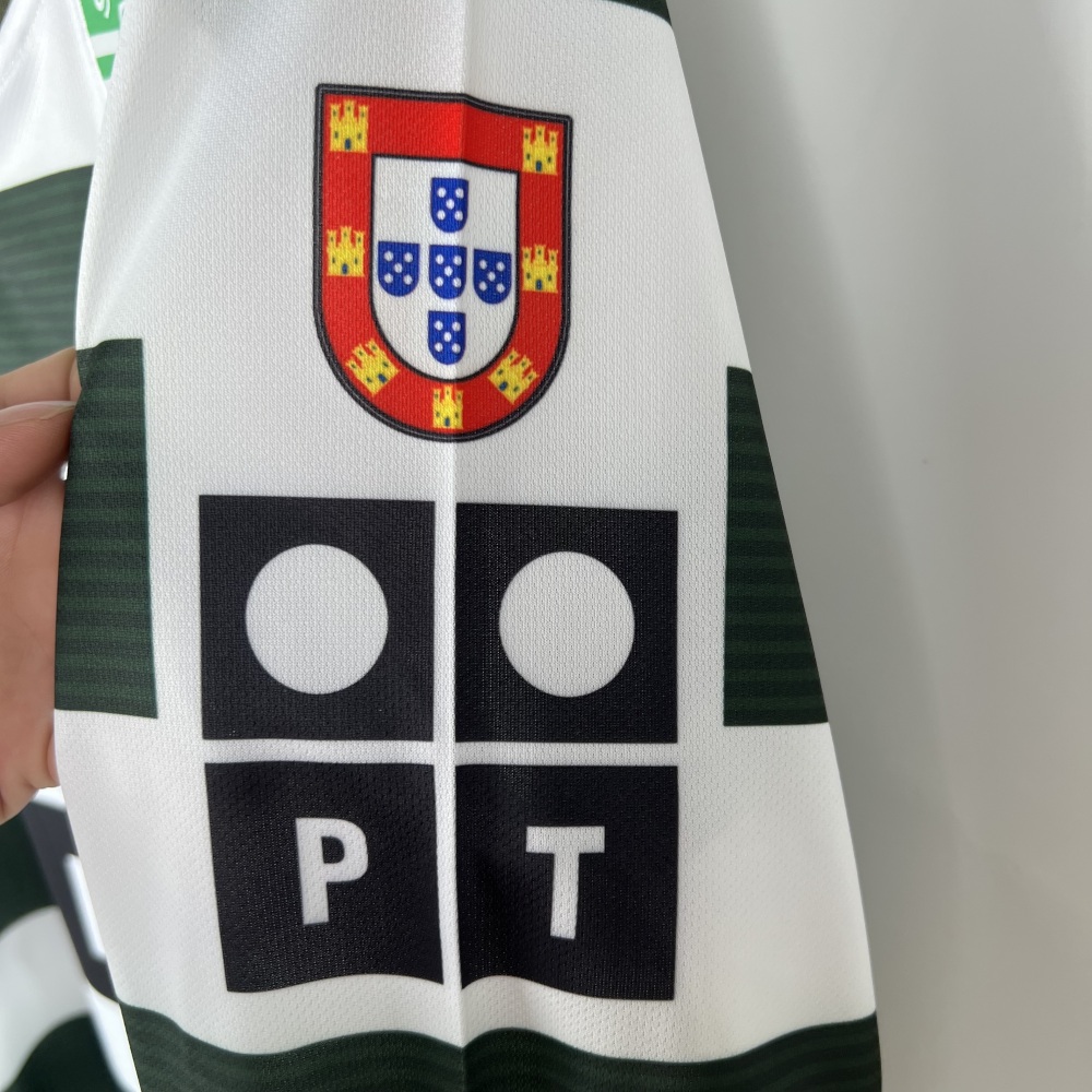 2001/03 Sporting CP  Home Retro Jersey Long Sleeve