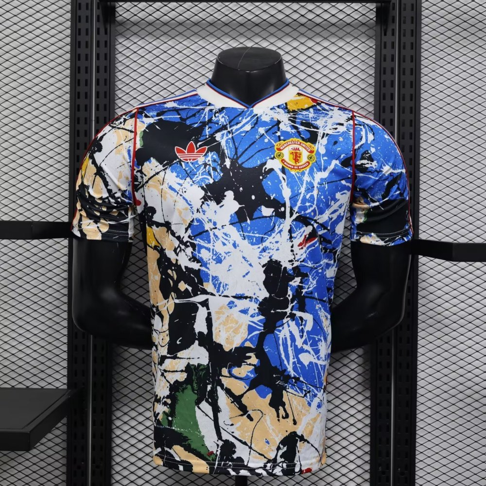 25-26 Manchester United Stone Roses Special Soccer Jersey Player Edition
