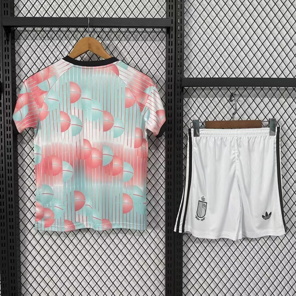 2026 Belgium World Cup Away Football Kids Kit Jersey+Shorts