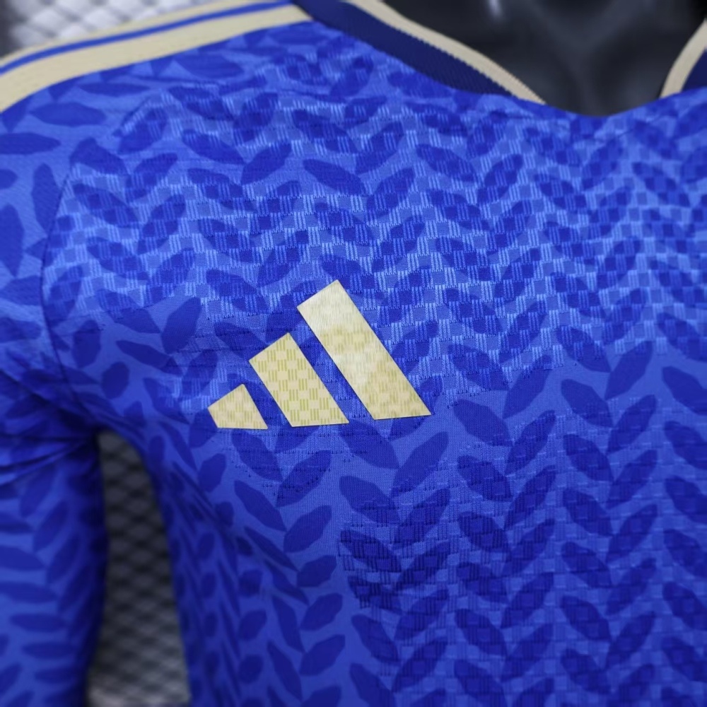 2025-26 Italy World Cup Home Jersey Player Version Long Sleeve