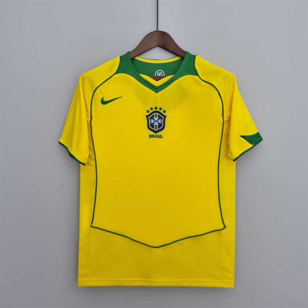 2004 Brazil World Cup Home Retro Jersey