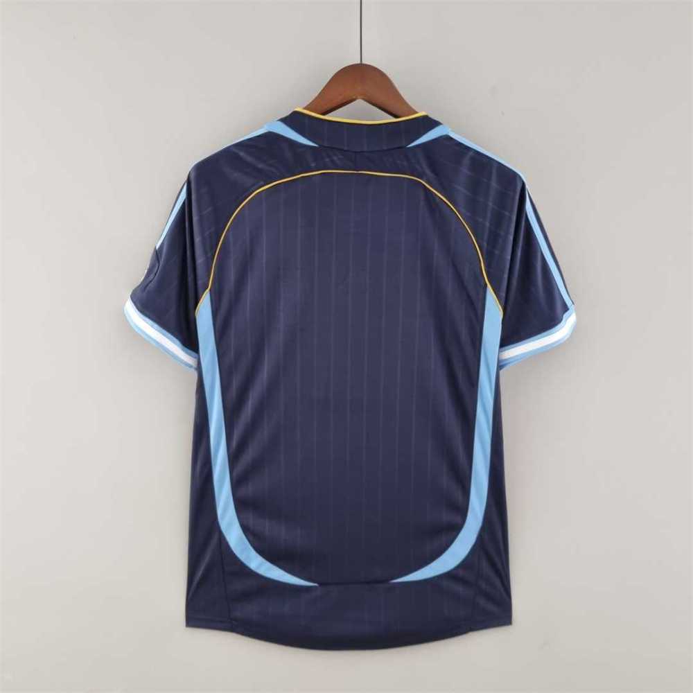 2006 Argentina World Cup Soccer Away Retro Jersey