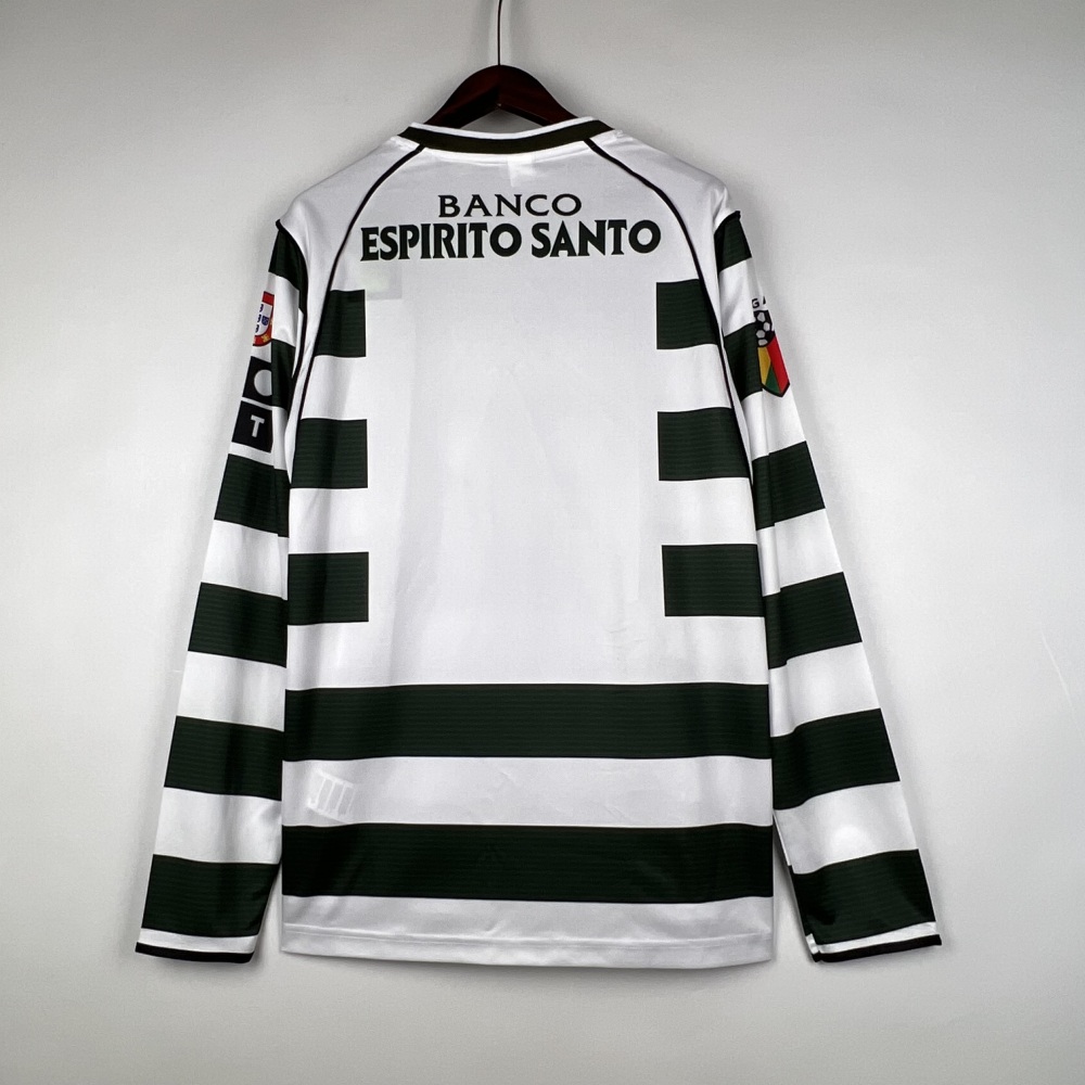 2001/03 Sporting CP  Home Retro Jersey Long Sleeve