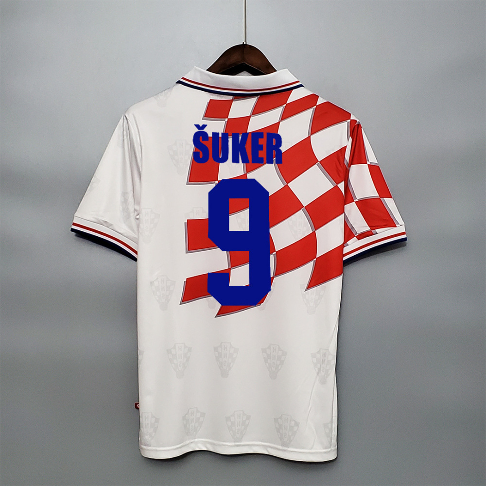 1998 Croatia World Cup Home Retro Jersey