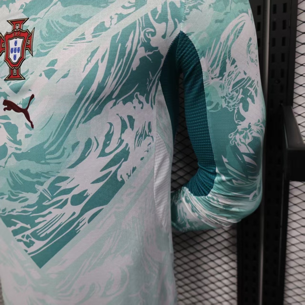2026 Portugal  Away World Cup Soccer Jersey Player Version Long Sleeve