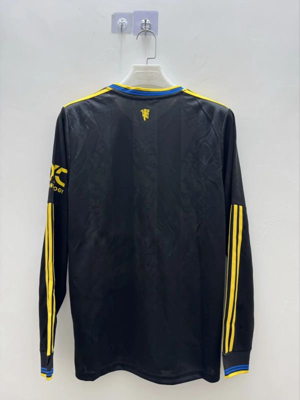 25-26 Manchester United Third Away Soccer Jersey Long Sleeve