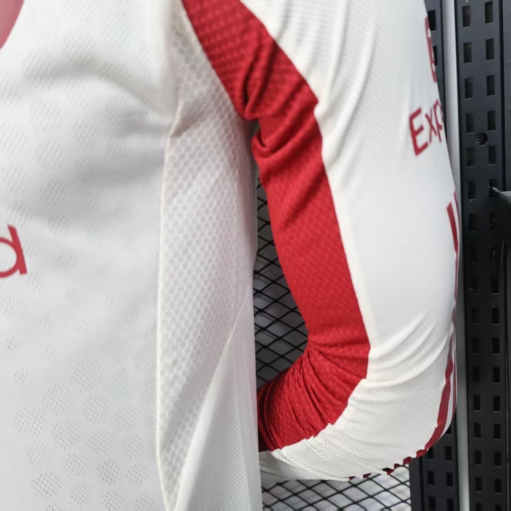 25-26 Liverpool Away Soccer Jersey Player Version Long Sleeve