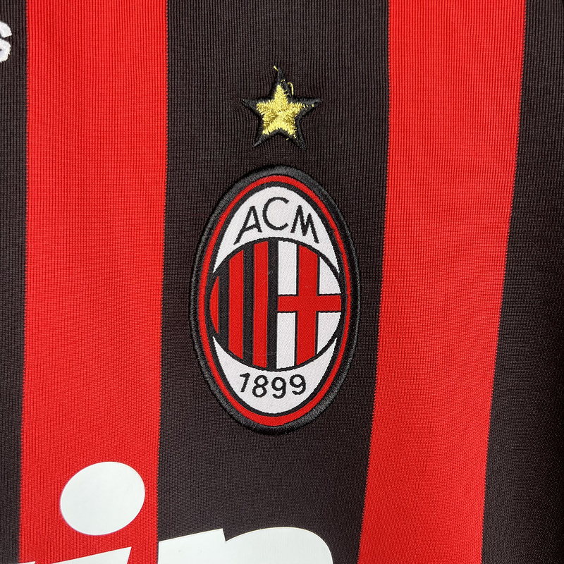 2008-09 AC Milan  Retro Jersey Home