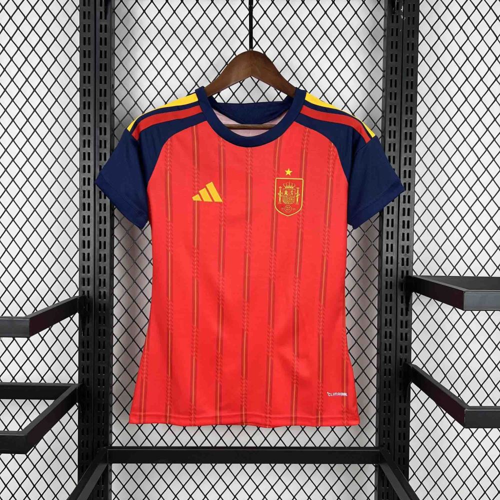 2026 Spain Home World Cup Soccer Women Jersey