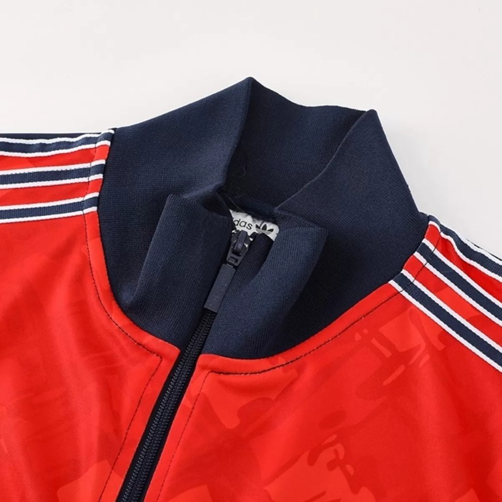 25-26 Arsenal Training Tracksuit Kit(Jacket+Pants) Navy&Red