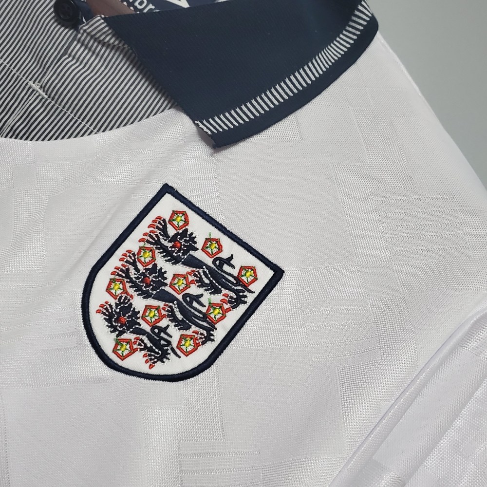 1990 England World Cup Home Retro Jersey