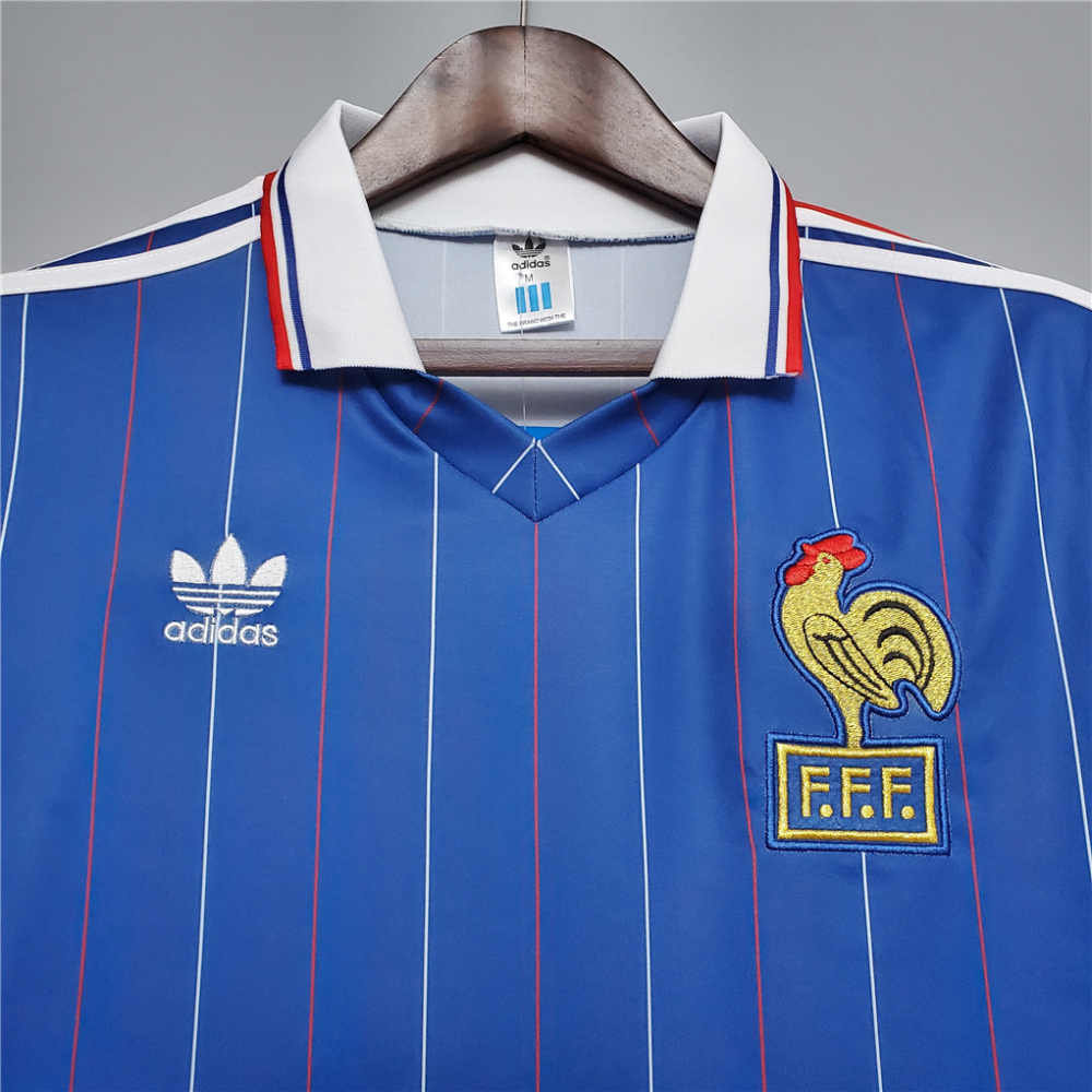1982 France World Cup Home Retro Jersey