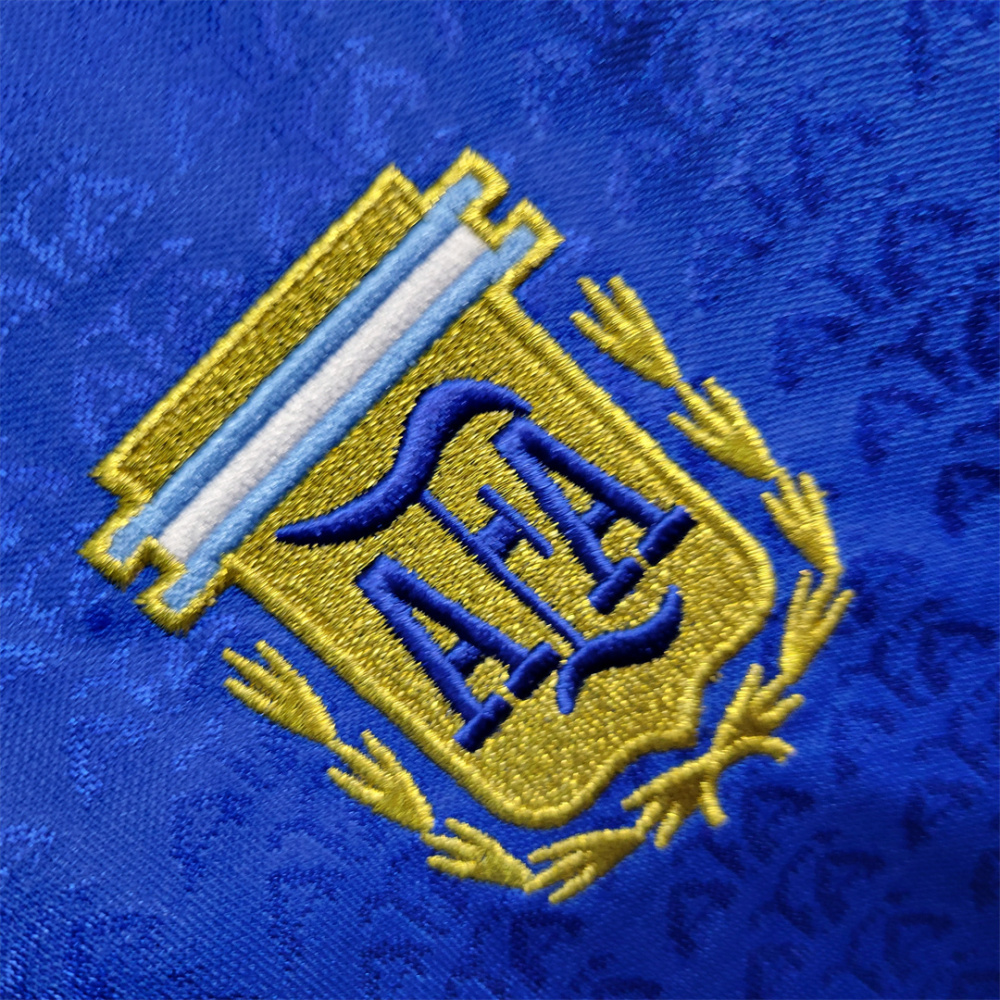 1994 Argentina World Cup Soccer Away Retro Jersey