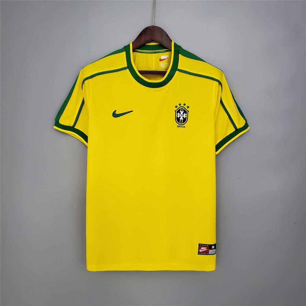1998 Brazil World Cup Home Retro Jersey