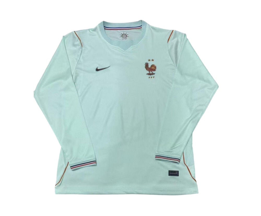 2026 France Away World Cup Soccer Jersey Long Sleeve