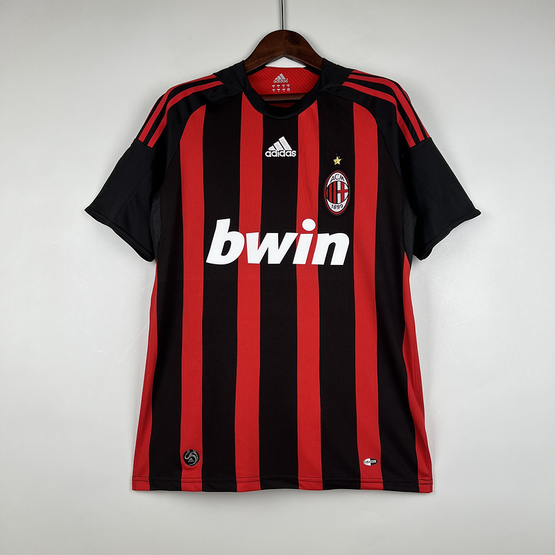 2008-09 AC Milan  Retro Jersey Home