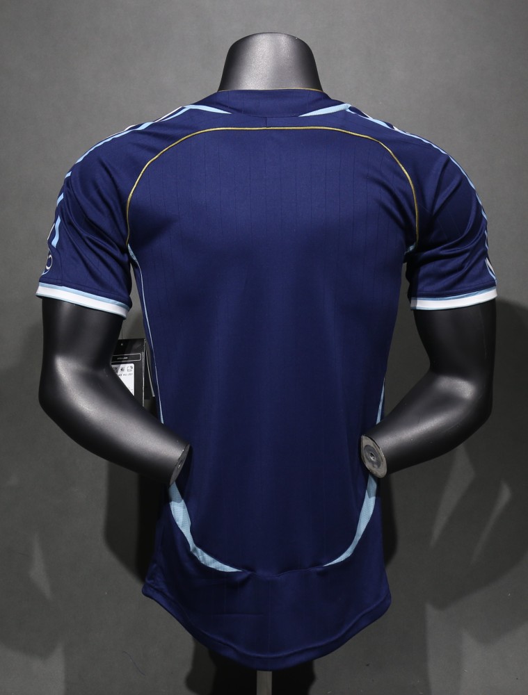 2006 Argentina World Cup Soccer Away Retro Jersey Player Version