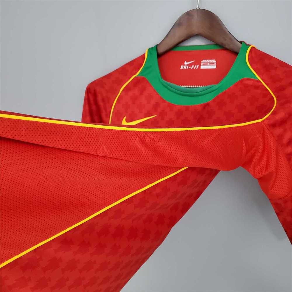 2004 Portugal C.Ronaldo #17 Euro Cup Home Retro Jersey
