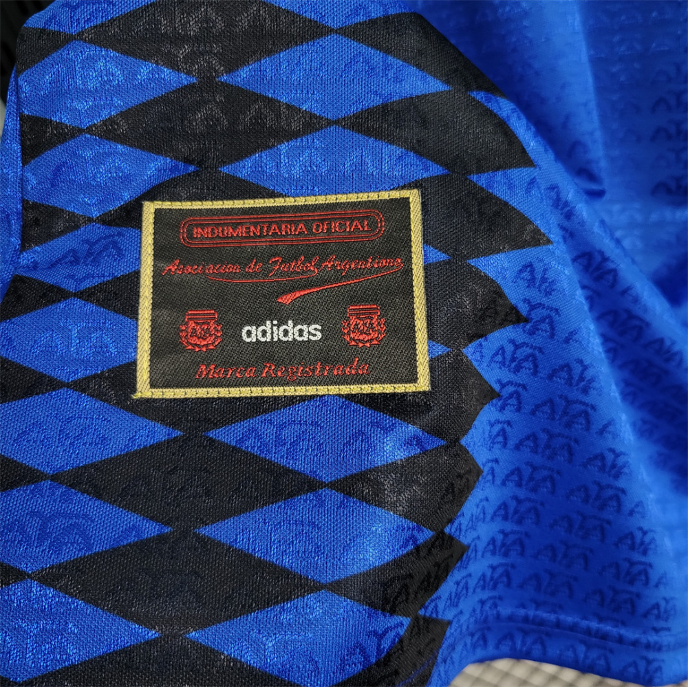 1994 Argentina World Cup Soccer Away Retro Jersey
