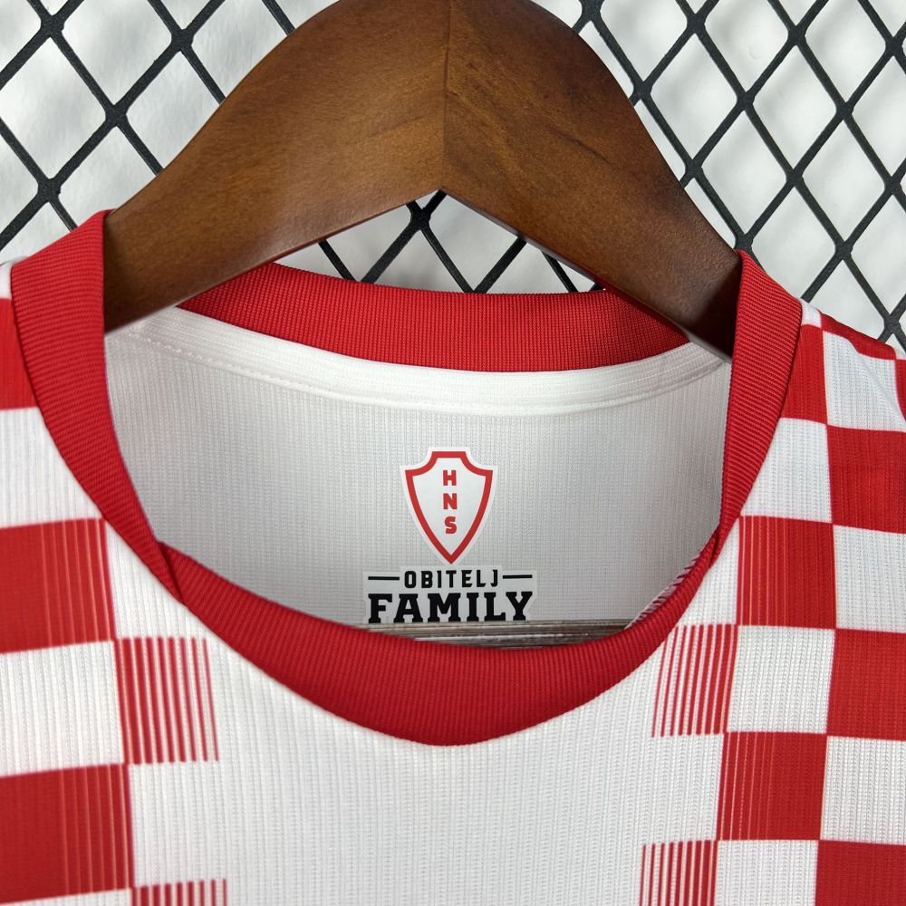 2026 Croatia World Cup Home Football Kids Kit Jersey+Shorts