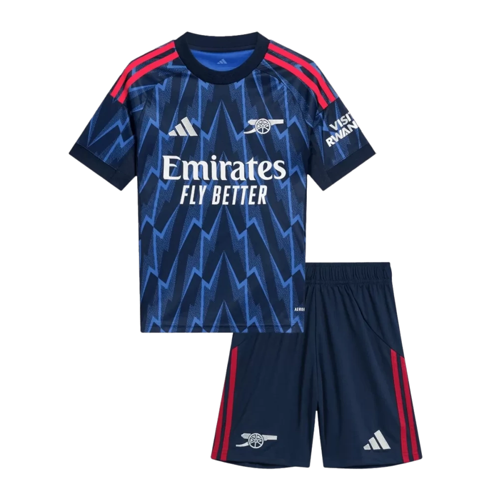 25-26 Arsenal Away Soccer Kids Kit Jersey+Shorts