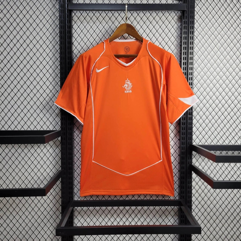 2004 Netherlands  Home Retro Jersey