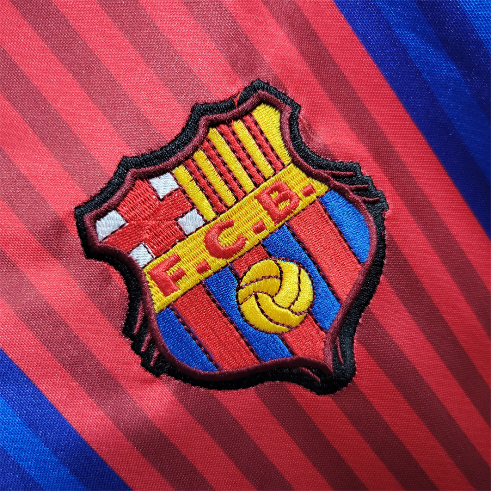 91-92 Barcelona Home Retro Jersey Long Sleeve