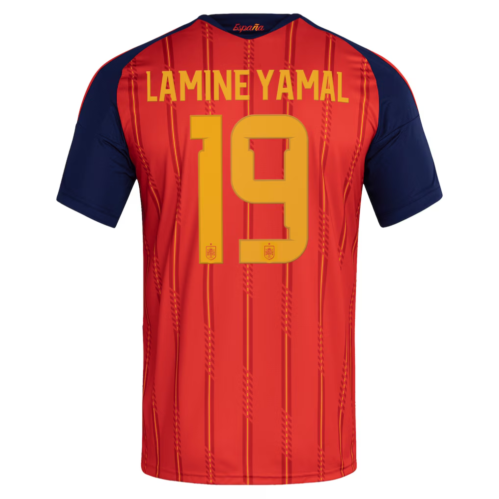 Lamine Yamal#19 Spain National Team adidas 2026 Home Replica Jersey - Red