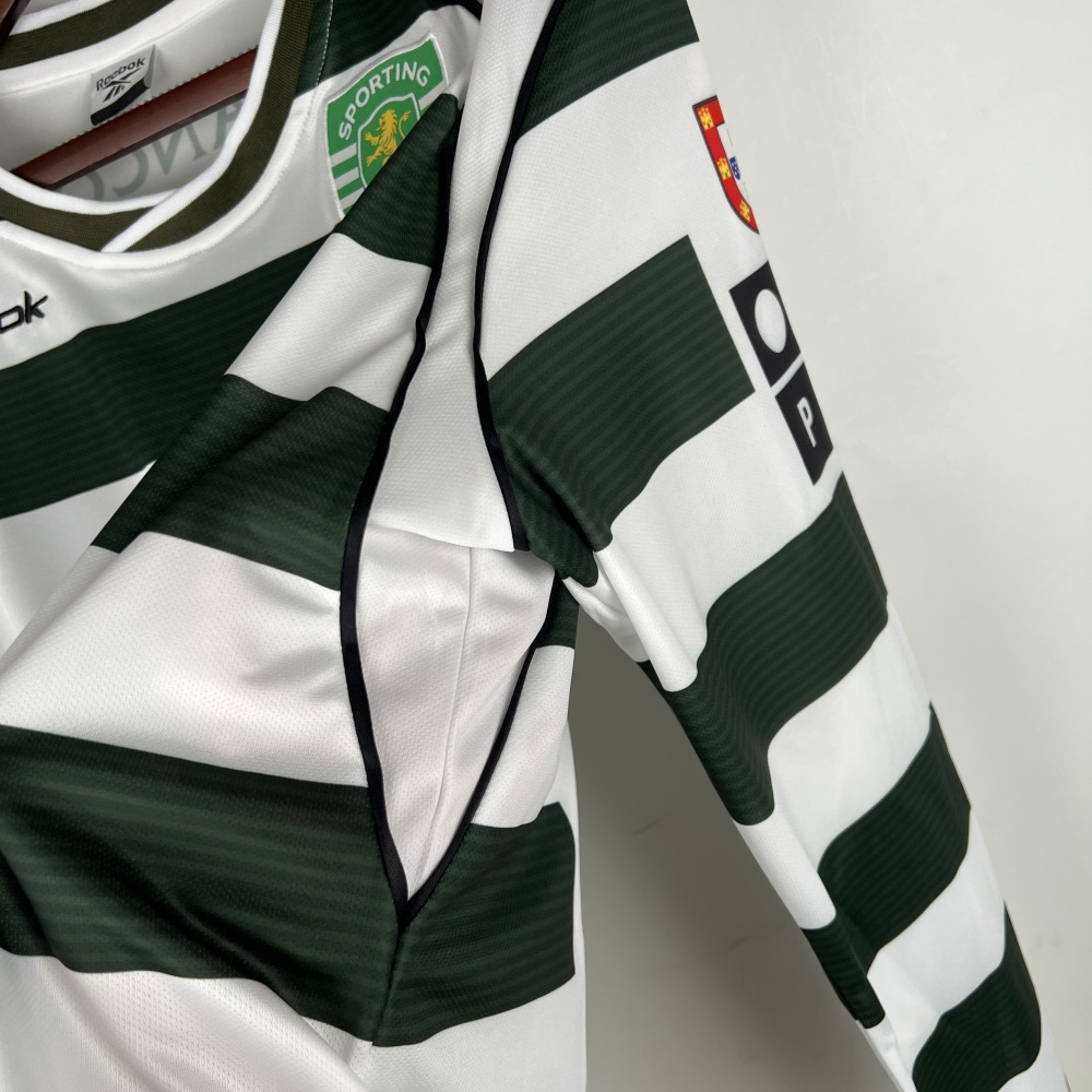 2001/03 Sporting CP  Home Retro Jersey Long Sleeve