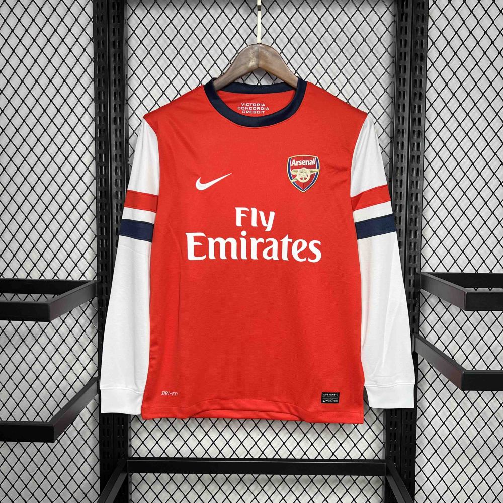 2012-13 Arsenal Home Retro Kit Vintage Shirt Long Sleeve