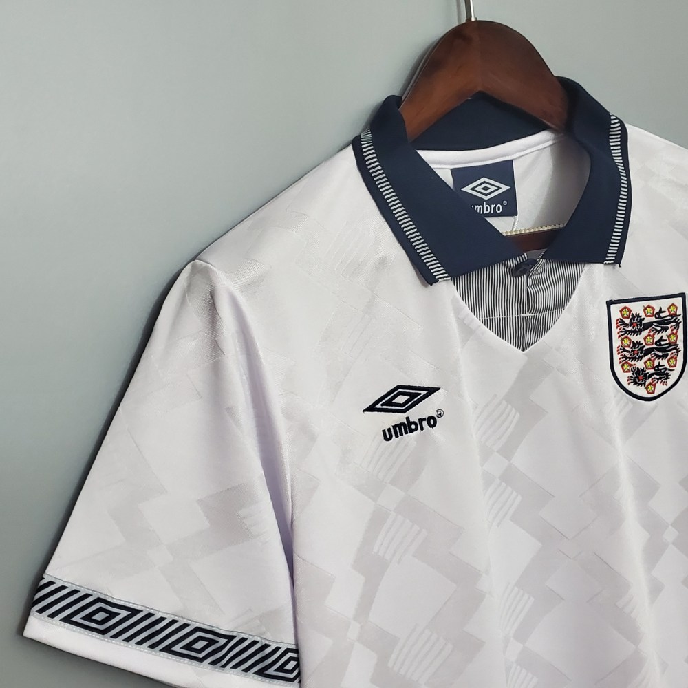 1990 England World Cup Home Retro Jersey